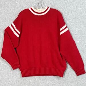 Vtg Y2K GAP Varsity Sweater Size M Cotton Campuscore Nautical Preppy 90s School
